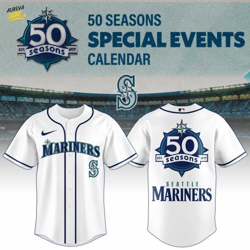 Mariners 50th Anniversary Tribute Jersey | A Historic Edition for True Fans V2