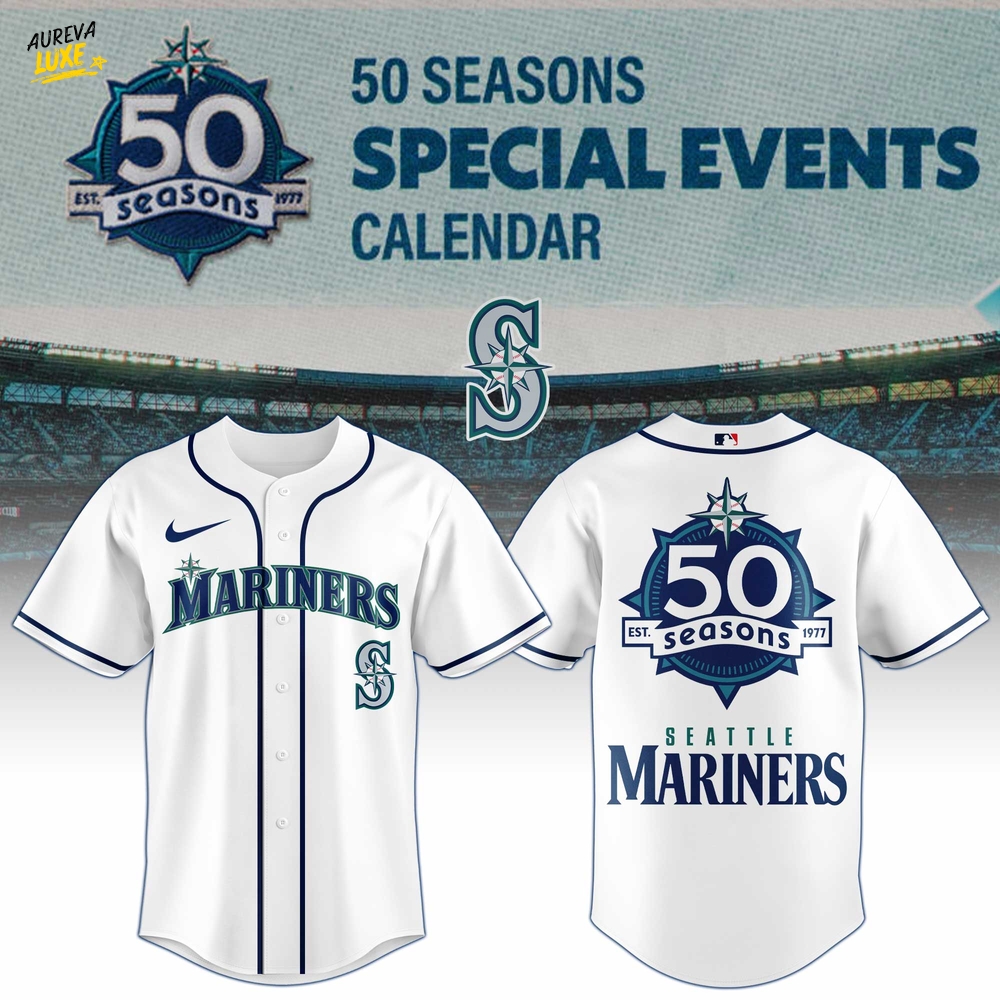 Mariners 50th Anniversary Tribute Jersey | A Historic Edition for True Fans V2 Mariners 50th Anniversary Tribute Jersey | A Historic Edition for True Fans V2