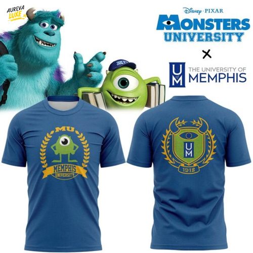 Memphis Tigers x Monsters University T-Shirt - Special Edition