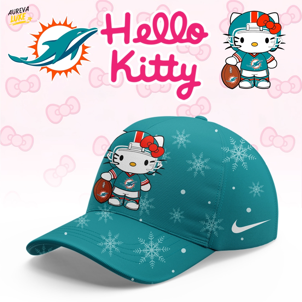 Miami Dolphins Hello Kitty Limited Hoodie Miami Dolphins Hello Kitty Limited Hoodie