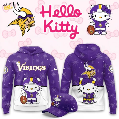 Minnesota Vikings Hello Kitty Limited Hoodie