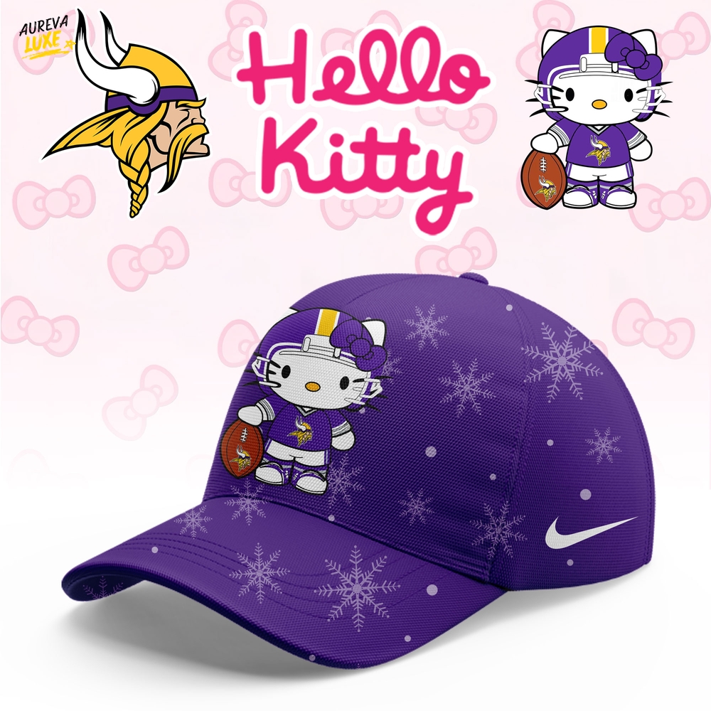 Minnesota Vikings Hello Kitty Limited Hoodie Minnesota Vikings Hello Kitty Limited Hoodie