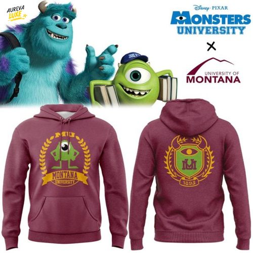 Montana Grizzlies x Monsters University Hoodie - Limited Edition