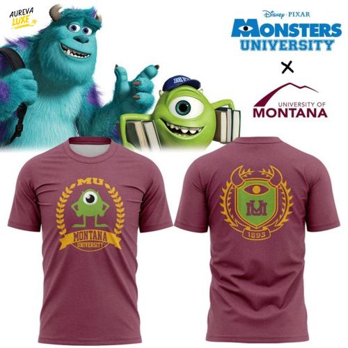 Montana Grizzlies x Monsters University T-Shirt - Limited Edition