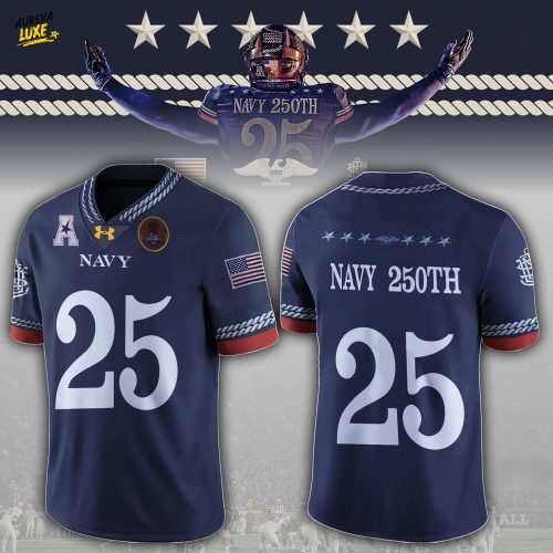 Navy 250th Anniversary Jersey