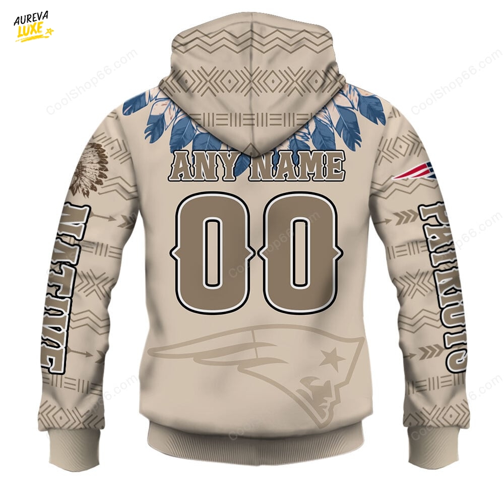 New England Patriots Native American Heritage Hoodie New England Patriots Native American Heritage Hoodie