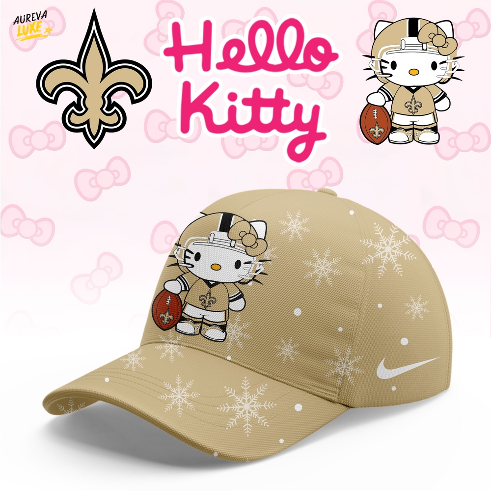 New Orleans Saints Hello Kitty Limited Hoodie New Orleans Saints Hello Kitty Limited Hoodie