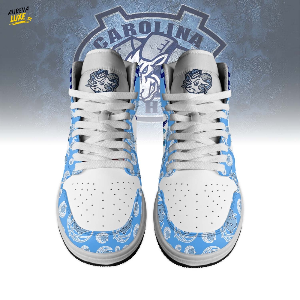 North Carolina Tar Heels AJ1 High Sneakers Shoes North Carolina Tar Heels AJ1 High Sneakers Shoes