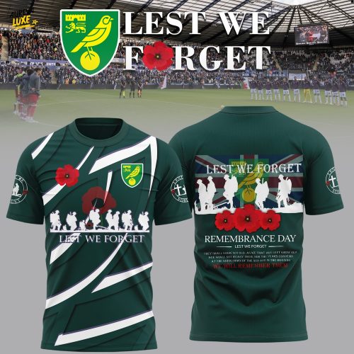 Norwich City FC Lest We Forget Limited Edition Shirt
