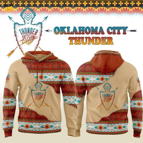 Oklahoma City Thunder Native American Heritage Month Hoodie 2025 Hot