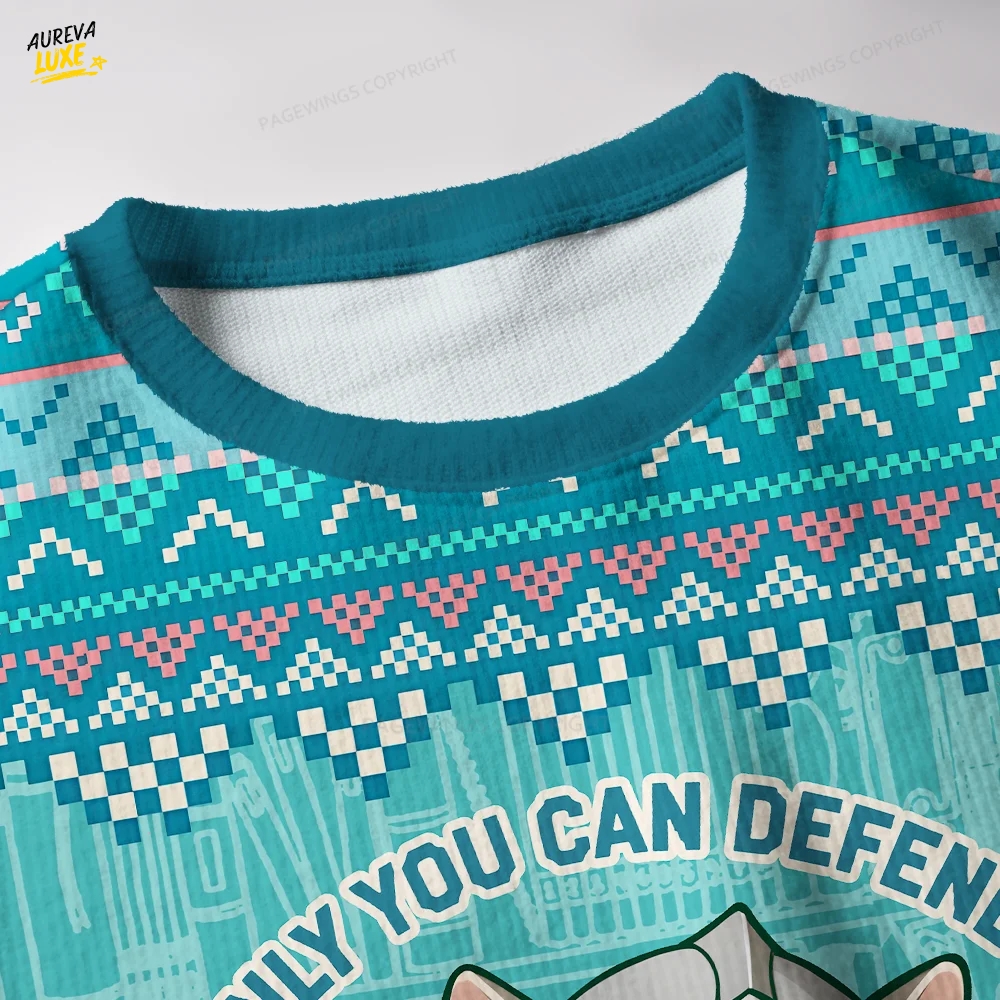 Only You Can Defend Banned Books Unisex Ugly Knit Christmas Sweater Only You Can Defend Banned Books Unisex Ugly Knit Christmas Sweater