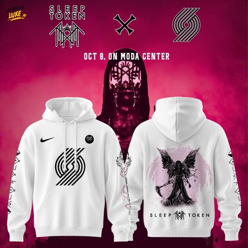 Portland Trail Blazers X Sleep Token: Even In Arcadia Tour Merch Hoodie