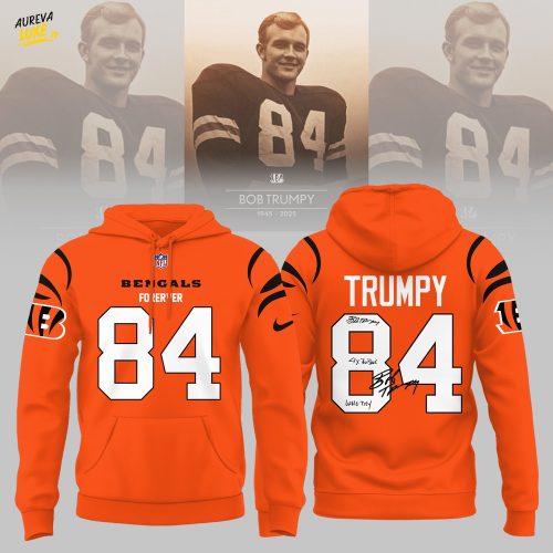 R.I.P Bob Trumpy – Forever 80 Hoodie - Orange