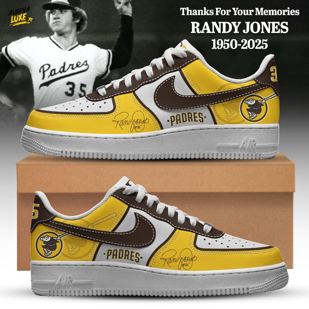 San Diego Padres x Randy Jones Tribute Air Force 1 Limited Edition + Selling Out Fast V1 San Diego Padres x Randy Jones Tribute Air Force 1 Limited Edition + Selling Out Fast V1