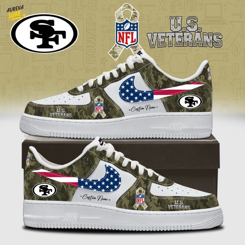 San Francisco 49ers NFL x U.S VERERANS Day Limited Edition Shoes