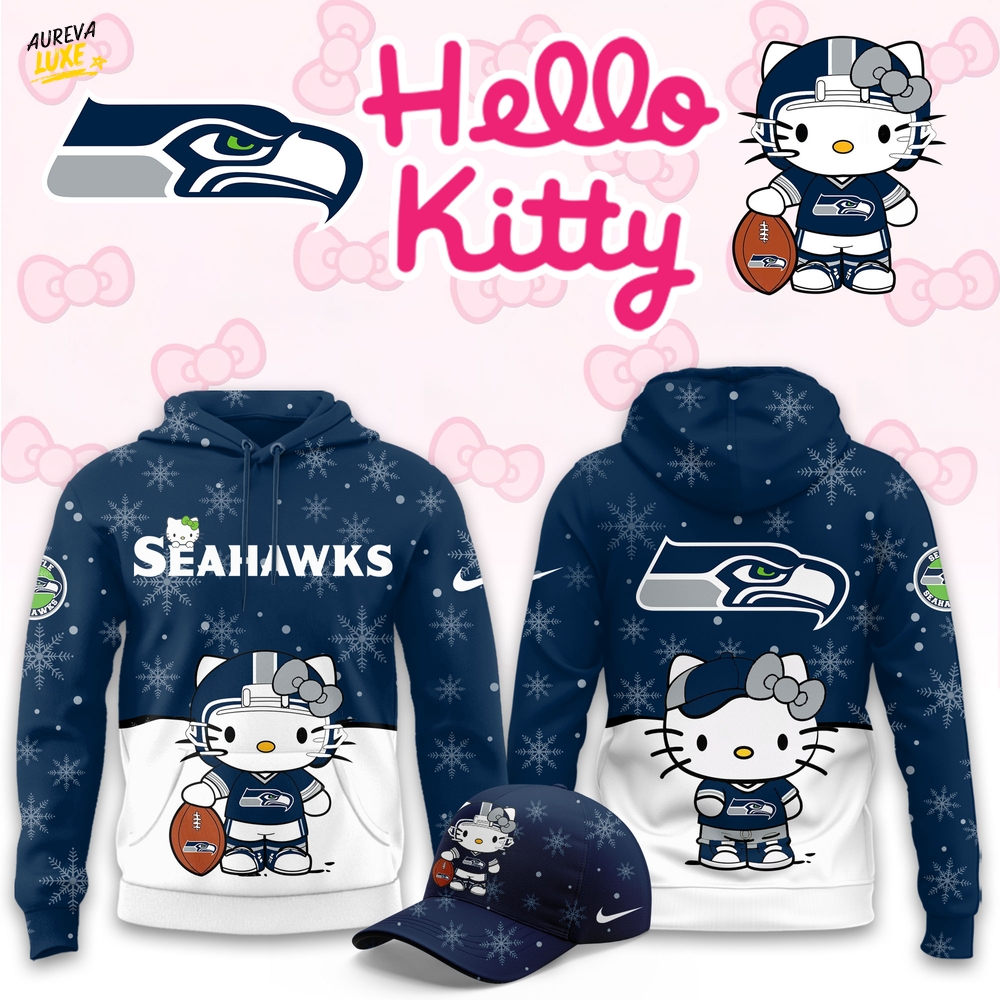 Seattle Seahawks Hello Kitty Limited Hoodie Seattle Seahawks Hello Kitty Limited Hoodie
