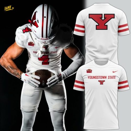 Special New Youngstown State Football Uniform T-Shirt