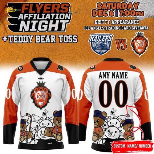 Special Reading Royals 2025 Philadelphia Flyers Night Jersey