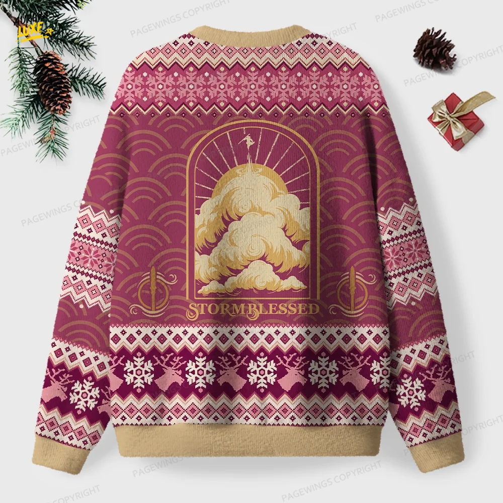 Stormblessed Unisex Ugly Knit Christmas Sweater Stormblessed Unisex Ugly Knit Christmas Sweater