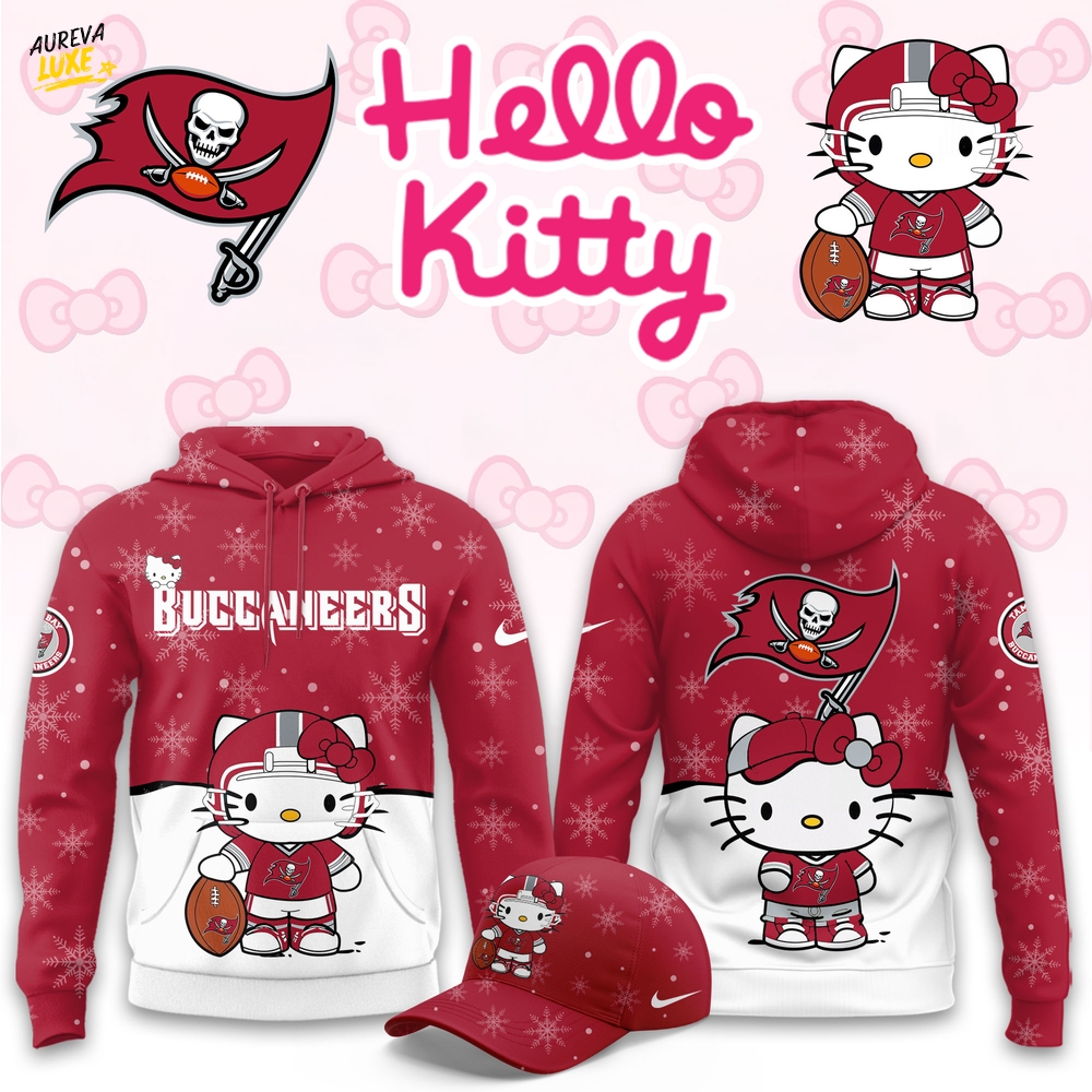 Tampa Bay Buccaneers Hello Kitty Limited Hoodie Tampa Bay Buccaneers Hello Kitty Limited Hoodie