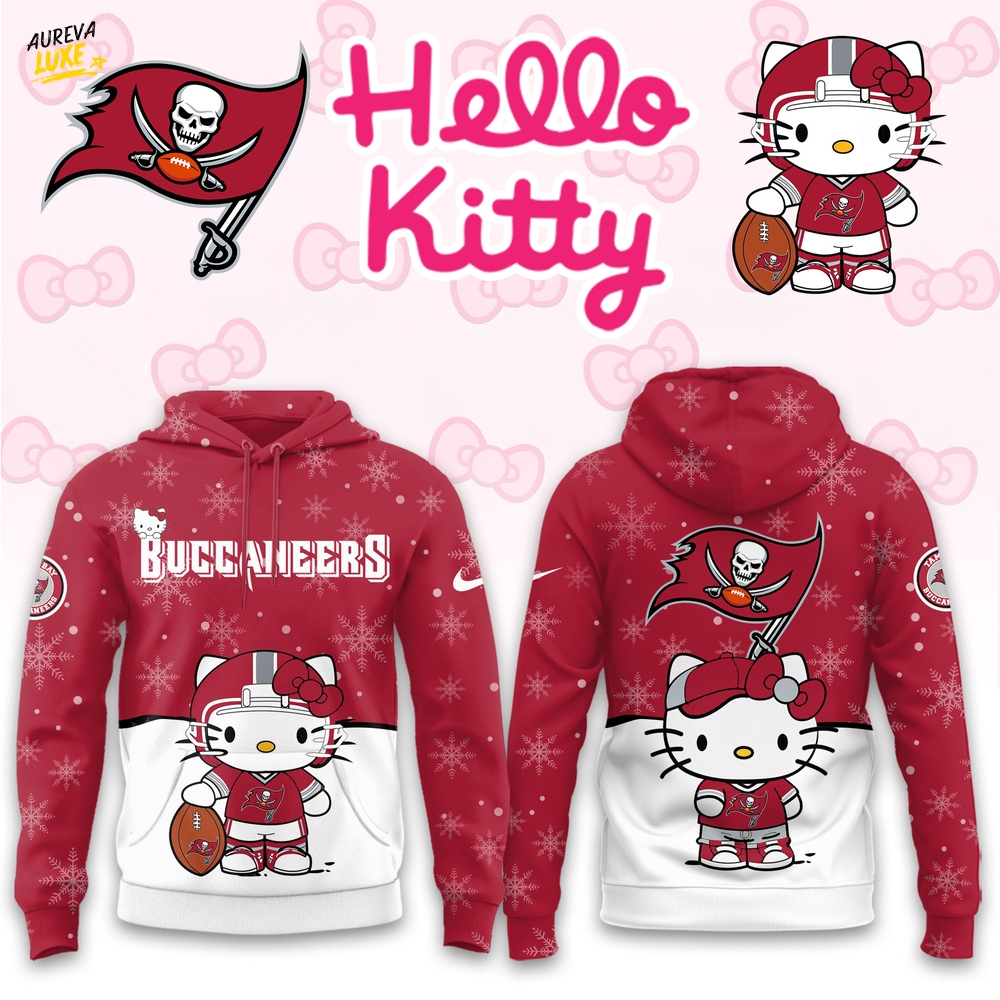Tampa Bay Buccaneers Hello Kitty Limited Hoodie Tampa Bay Buccaneers Hello Kitty Limited Hoodie