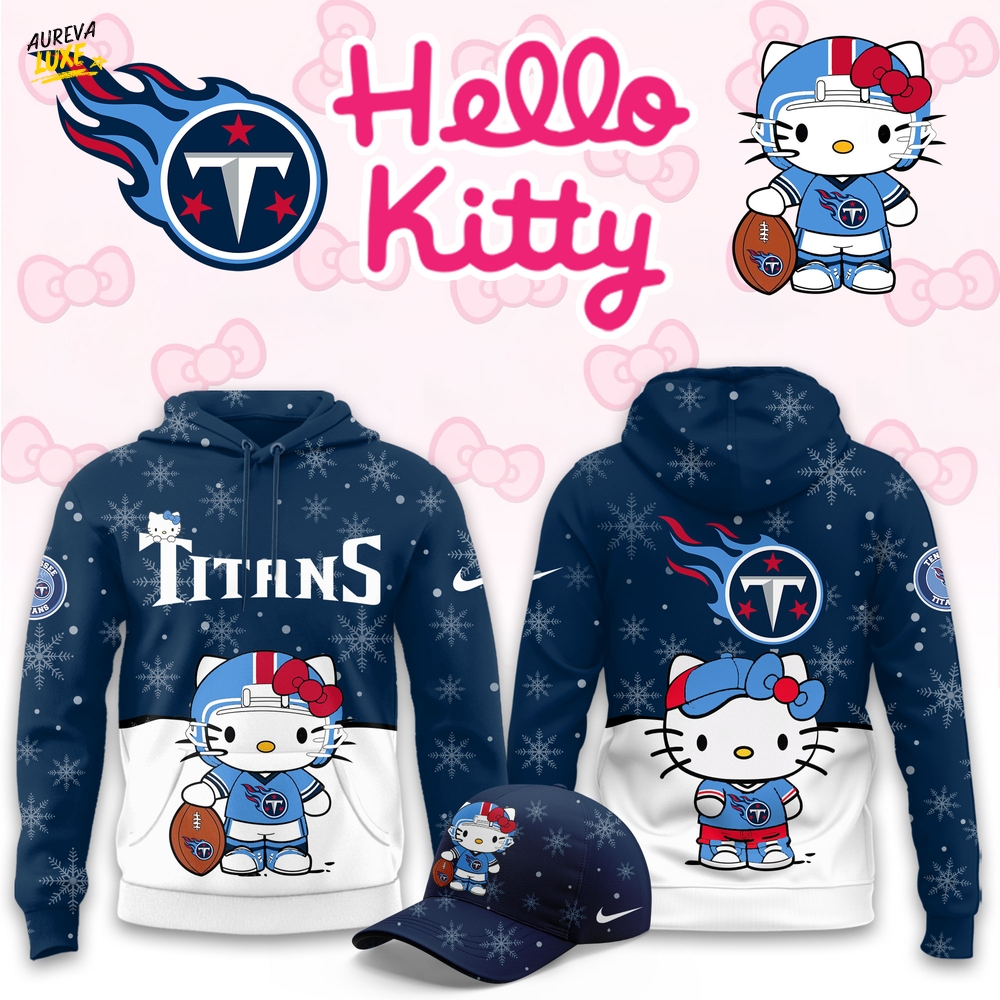 Tennessee Titans Hello Kitty Limited Hoodie Tennessee Titans Hello Kitty Limited Hoodie