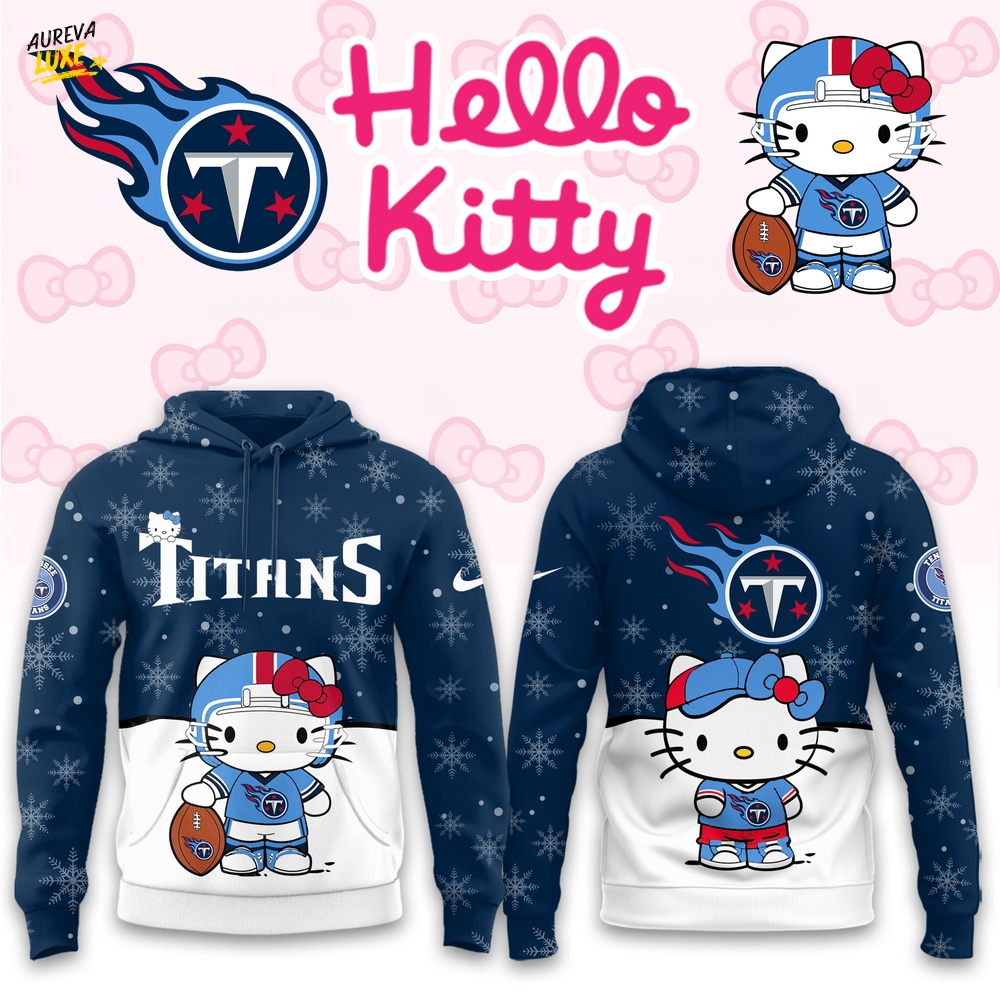 Tennessee Titans Hello Kitty Limited Hoodie Tennessee Titans Hello Kitty Limited Hoodie