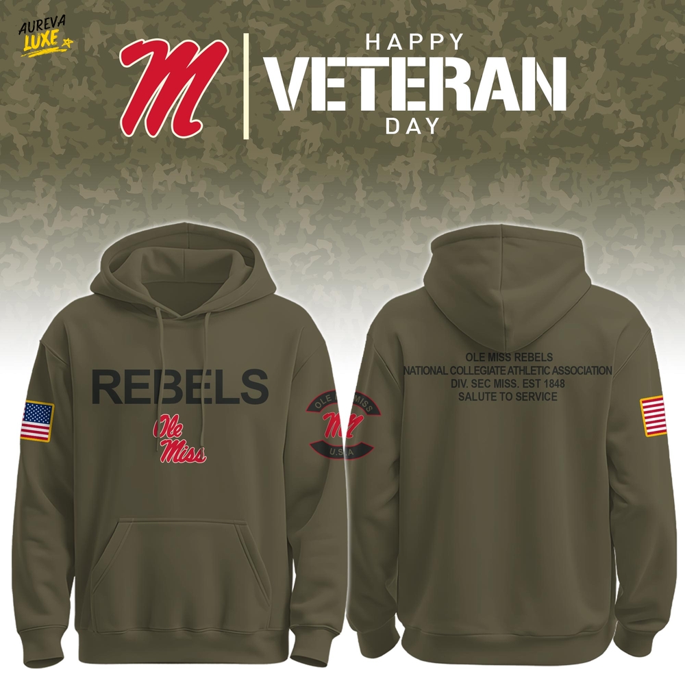 Veterans Day Salute Hoodie Ole Miss Edition Veterans Day Salute Hoodie Ole Miss Edition