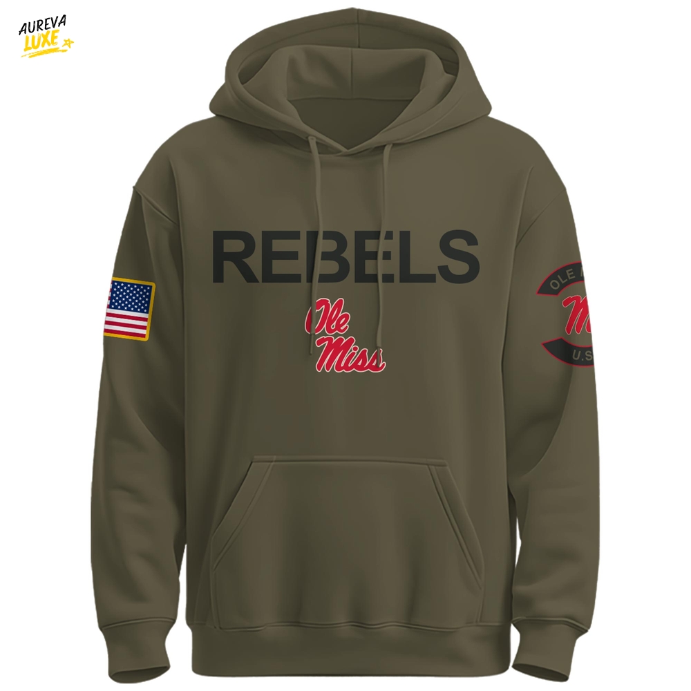 Veterans Day Salute Hoodie Ole Miss Edition Veterans Day Salute Hoodie Ole Miss Edition