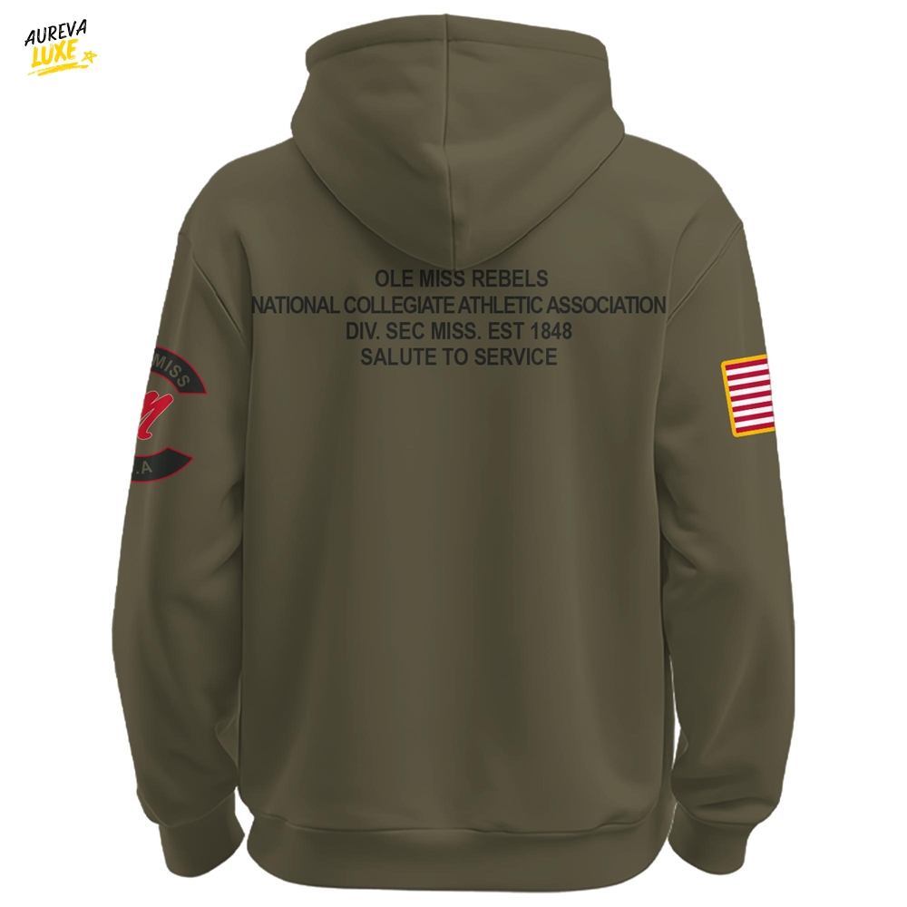 Veterans Day Salute Hoodie Ole Miss Edition Veterans Day Salute Hoodie Ole Miss Edition