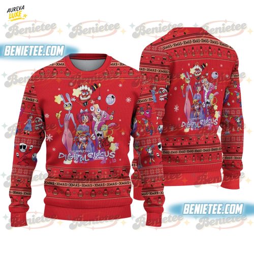 Vintage The Amazing Digital Circus Ugly Sweater