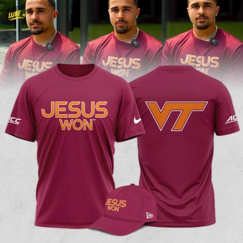 Virginia Tech Hokies Jesus Won Shirt