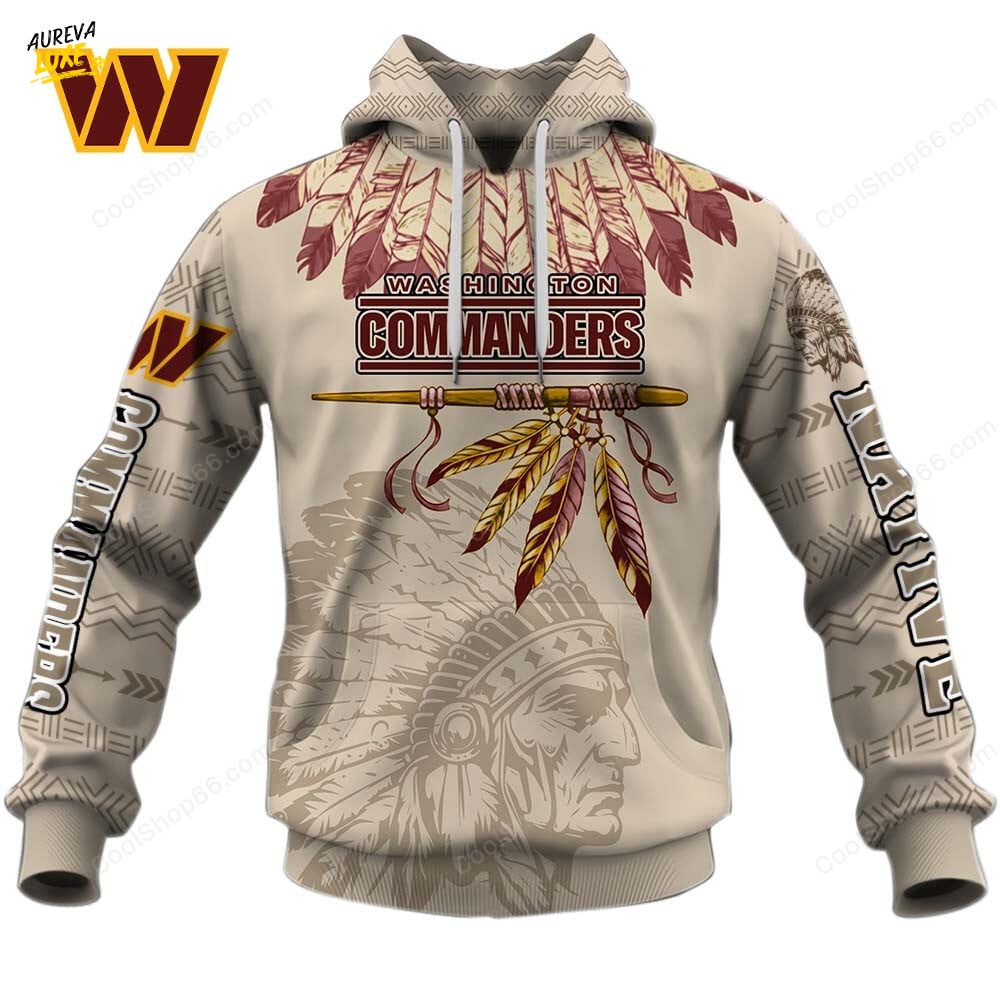 Washington Commanders Native American Heritage Hoodie Washington Commanders Native American Heritage Hoodie