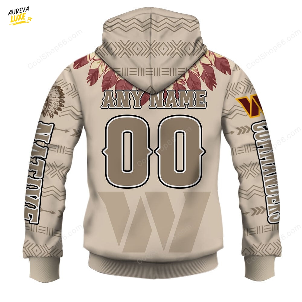 Washington Commanders Native American Heritage Hoodie Washington Commanders Native American Heritage Hoodie