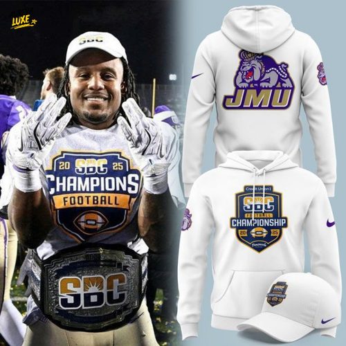 2025 JMU Football Sun Belt Championship Hoodie