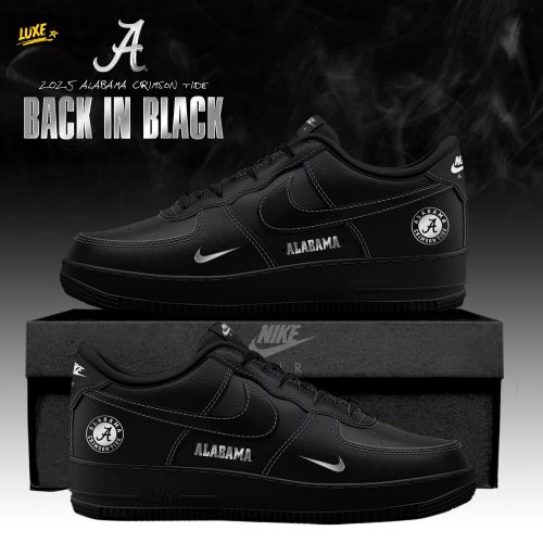 Alabama Crimson Tide ‘Back in Black’ 2025 Special Edition AF1 Sneakers