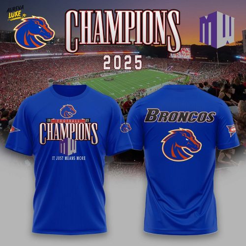BS Football 2025 Mountain West Champs Tshirt