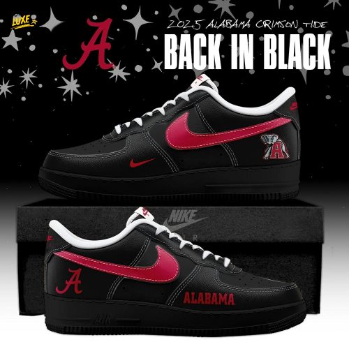 Back In Black Alabama Crimson Tide 2025 AF1 Special Edition