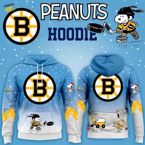 Boston Bruins Hockey Peanuts Hoodie 2025 Limited Edition-3D Unisex Hoodie