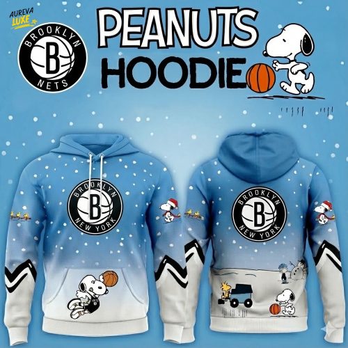 Brooklyn Nets Basketball Peanuts Hoodie 2025 Limited Edition-3D Unisex Hoodie