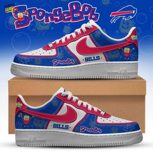 Buffalo Bills NFL x SpongeBob Limited Edition Air Force 1 | Cutest Drop of the Year
