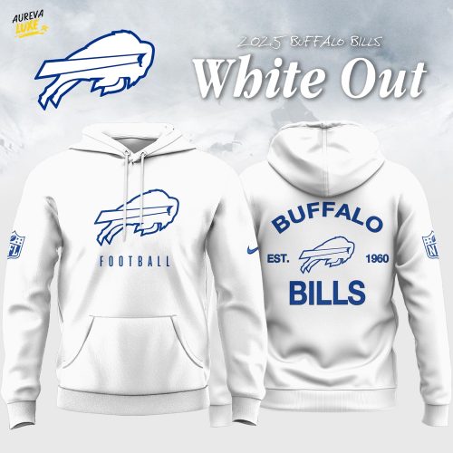 Buffalo Bills White Out 2025 Special Edition Hoodie