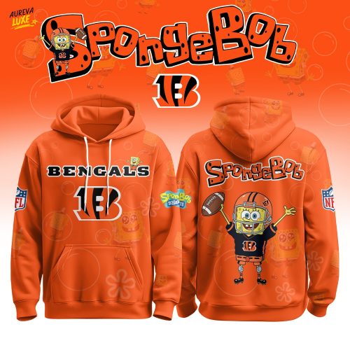 C Bengals x SpongeBob Limited Edition Hoodie | Cutest Drop of the Year