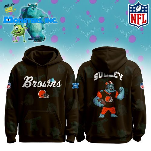 C Browns x Monsters, Inc Limited Edition Hoodie Cutest Drop of the Year