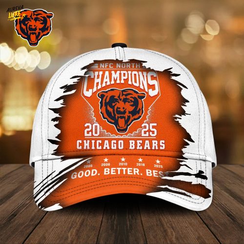 Chicago Bears | Premium NFL 2025 NFC North Champions Classic Cap TD