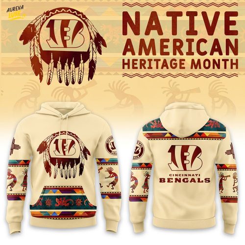Cincinnati Bengals x Native American Heritage Limited Edition-3D Unisex Hoodie
