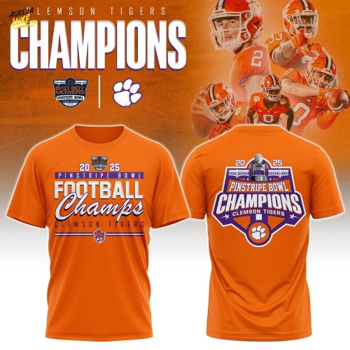 Clemson Tigers – Pinstripe Bowl Champions T-shirt