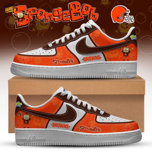 Cleveland Browns NFL x SpongeBob Limited Edition Air Force 1 | Cutest Drop of the Year