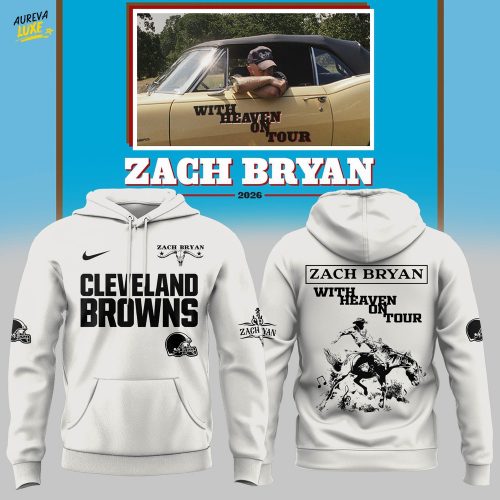 Cleveland Browns x Jack Bryan : With Heavan On Tour Hoodie