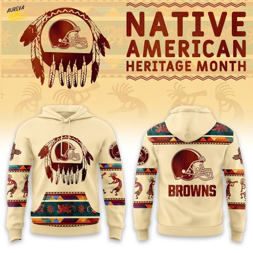 Cleveland Browns x Native American Heritage Limited Edition-3D Unisex Hoodie